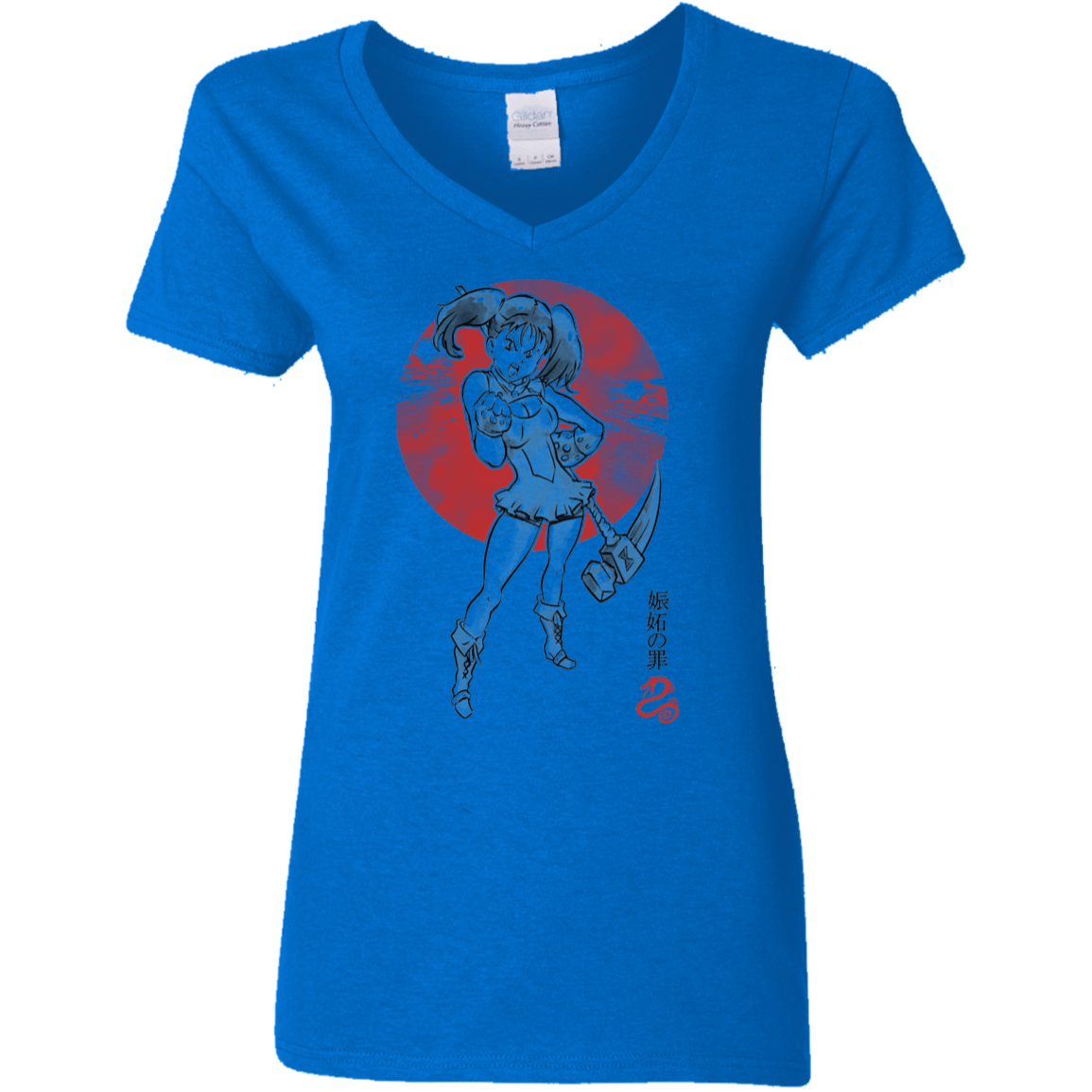 T-Shirts Royal / S Snake Envy Women's V-Neck T-Shirt