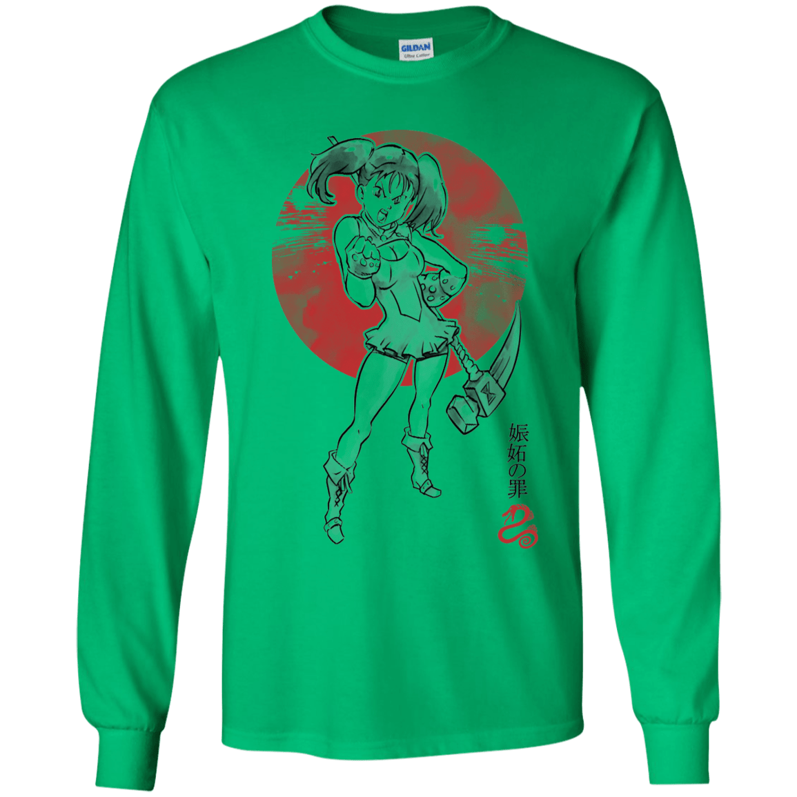 T-Shirts Irish Green / YS Snake Envy Youth Long Sleeve T-Shirt