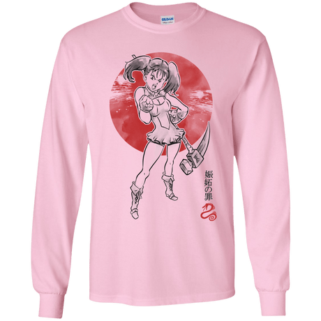 T-Shirts Light Pink / YS Snake Envy Youth Long Sleeve T-Shirt