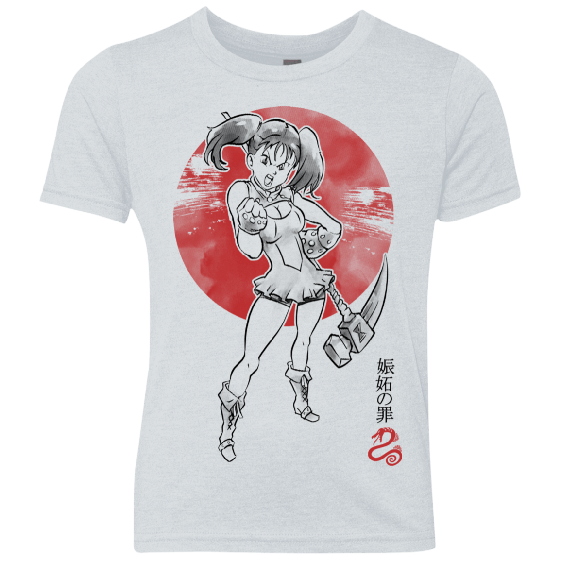 T-Shirts Heather White / YXS Snake Envy Youth Triblend T-Shirt