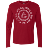 T-Shirts Cardinal / Small Snake Men's Premium Long Sleeve