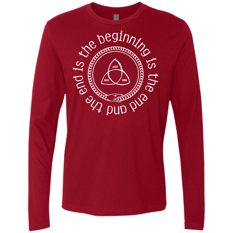 T-Shirts Cardinal / Small Snake Men's Premium Long Sleeve