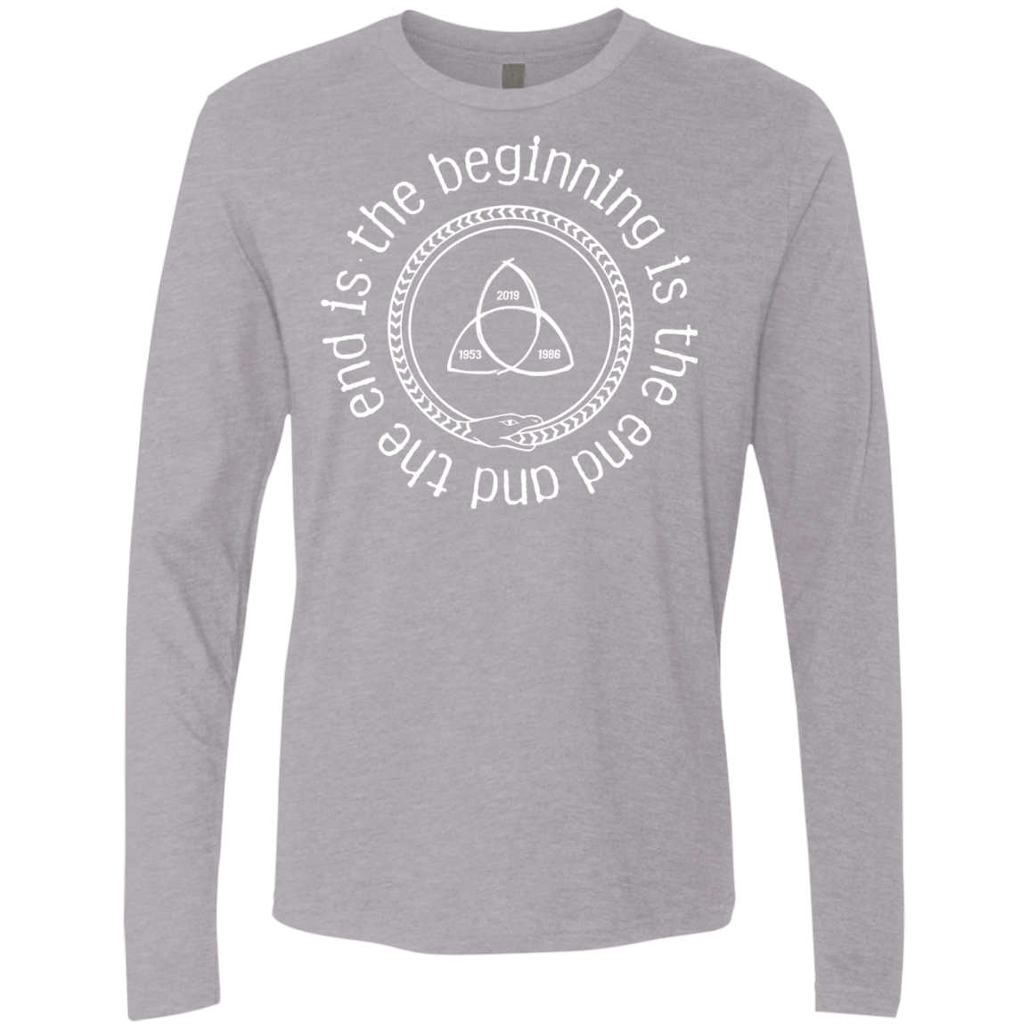 T-Shirts Heather Grey / Small Snake Men's Premium Long Sleeve