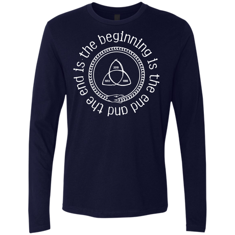 T-Shirts Midnight Navy / Small Snake Men's Premium Long Sleeve