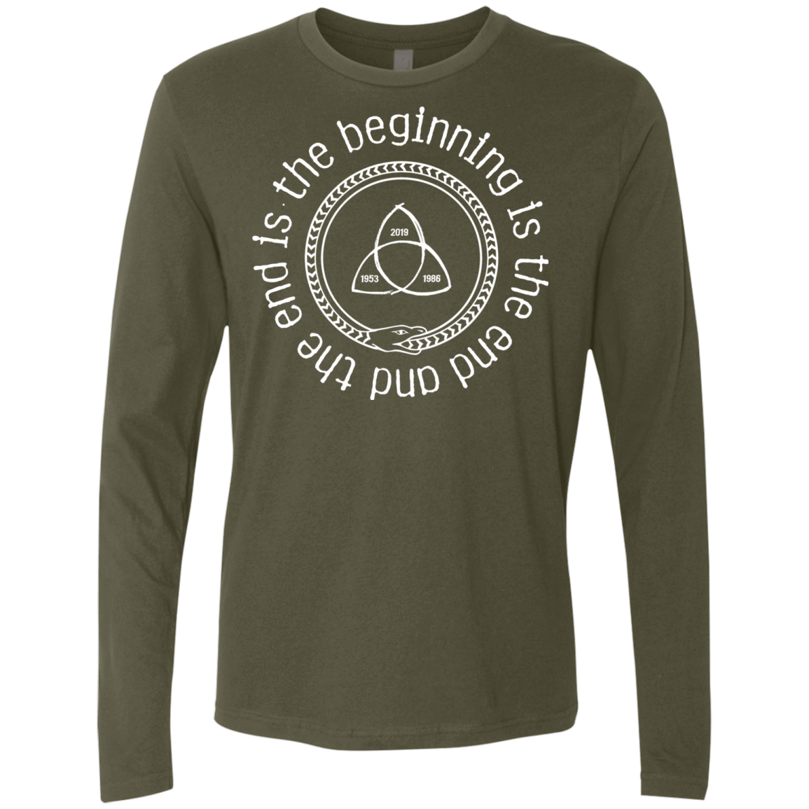 T-Shirts Military Green / Small Snake Men's Premium Long Sleeve