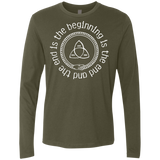 T-Shirts Military Green / Small Snake Men's Premium Long Sleeve