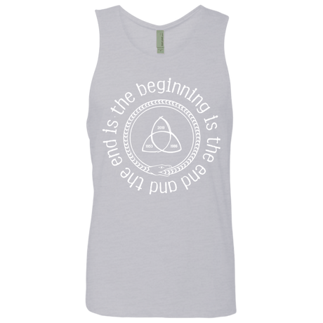 T-Shirts Heather Grey / Small Snake Men's Premium Tank Top