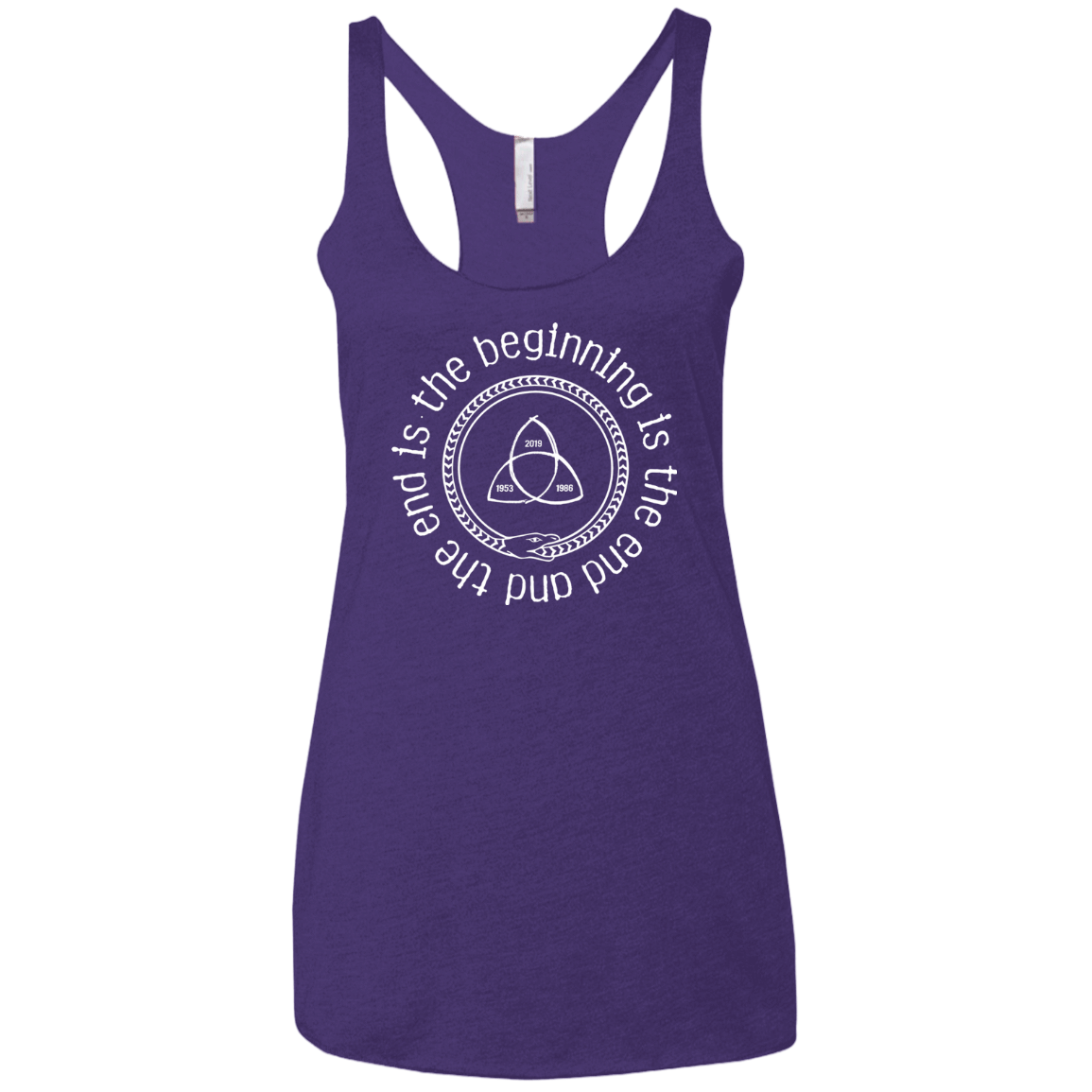 T-Shirts Purple Rush / X-Small Snake Women's Triblend Racerback Tank