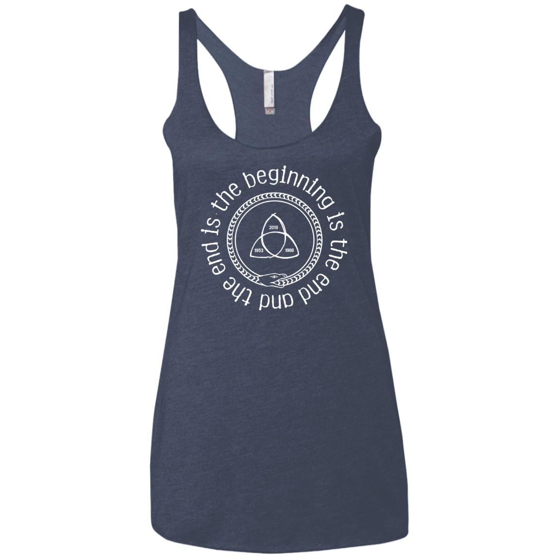 T-Shirts Vintage Navy / X-Small Snake Women's Triblend Racerback Tank
