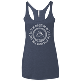 T-Shirts Vintage Navy / X-Small Snake Women's Triblend Racerback Tank