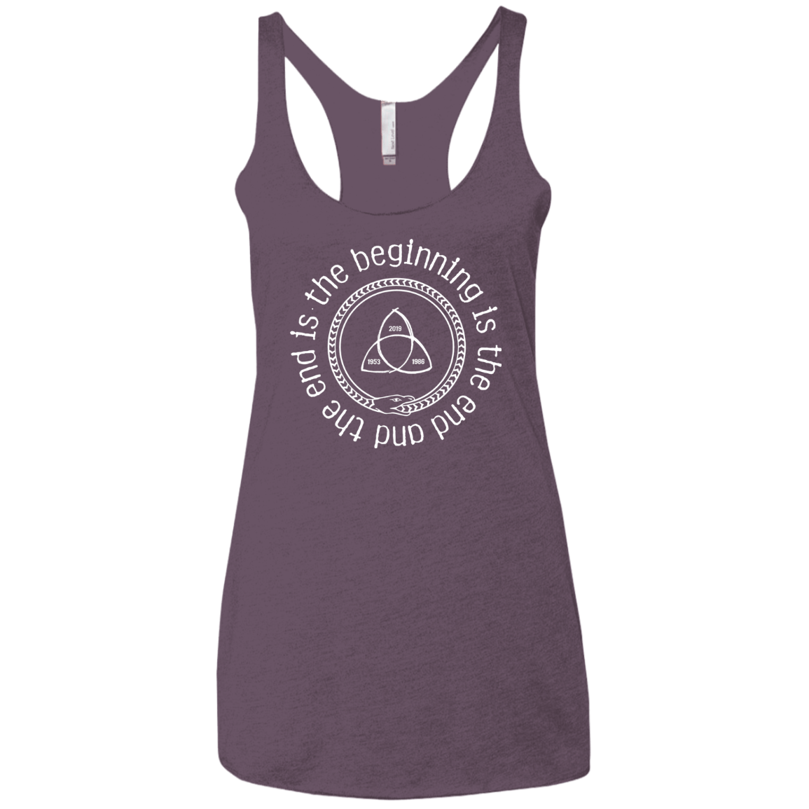 T-Shirts Vintage Purple / X-Small Snake Women's Triblend Racerback Tank
