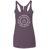 T-Shirts Vintage Purple / X-Small Snake Women's Triblend Racerback Tank