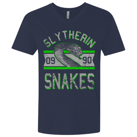 T-Shirts Midnight Navy / X-Small Snakes Men's Premium V-Neck
