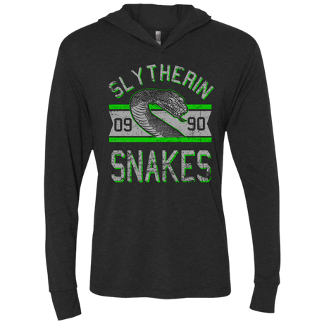 T-Shirts Vintage Black / X-Small Snakes Triblend Long Sleeve Hoodie Tee