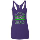 T-Shirts Purple / X-Small Snakes Women's Triblend Racerback Tank