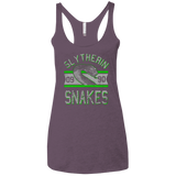 T-Shirts Vintage Purple / X-Small Snakes Women's Triblend Racerback Tank