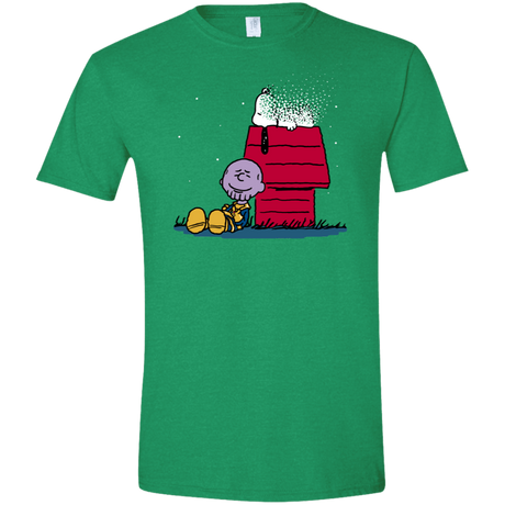 T-Shirts Heather Irish Green / S Snapy Men's Semi-Fitted Softstyle