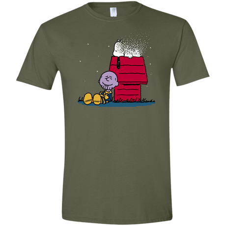 T-Shirts Military Green / S Snapy Men's Semi-Fitted Softstyle