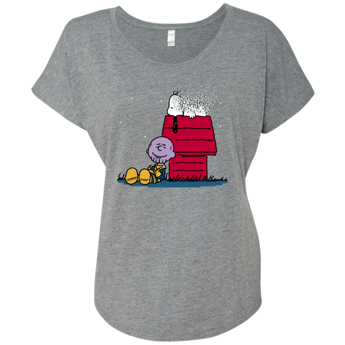 T-Shirts Premium Heather / X-Small Snapy Triblend Dolman Sleeve