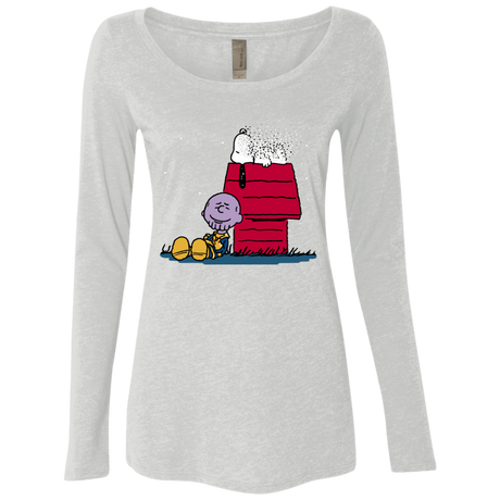 T-Shirts Heather White / S Snapy Women's Triblend Long Sleeve Shirt