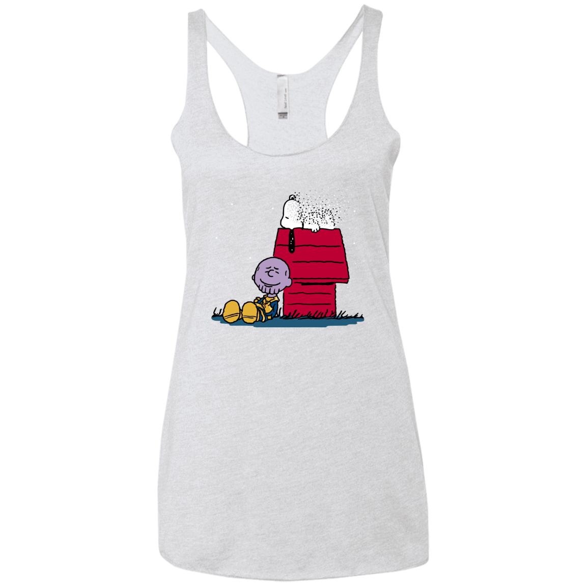 T-Shirts Heather White / X-Small Snapy Women's Triblend Racerback Tank