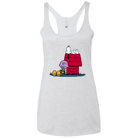 T-Shirts Heather White / X-Small Snapy Women's Triblend Racerback Tank