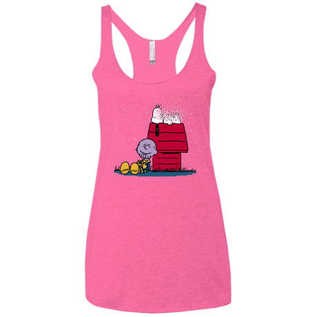 T-Shirts Vintage Pink / X-Small Snapy Women's Triblend Racerback Tank