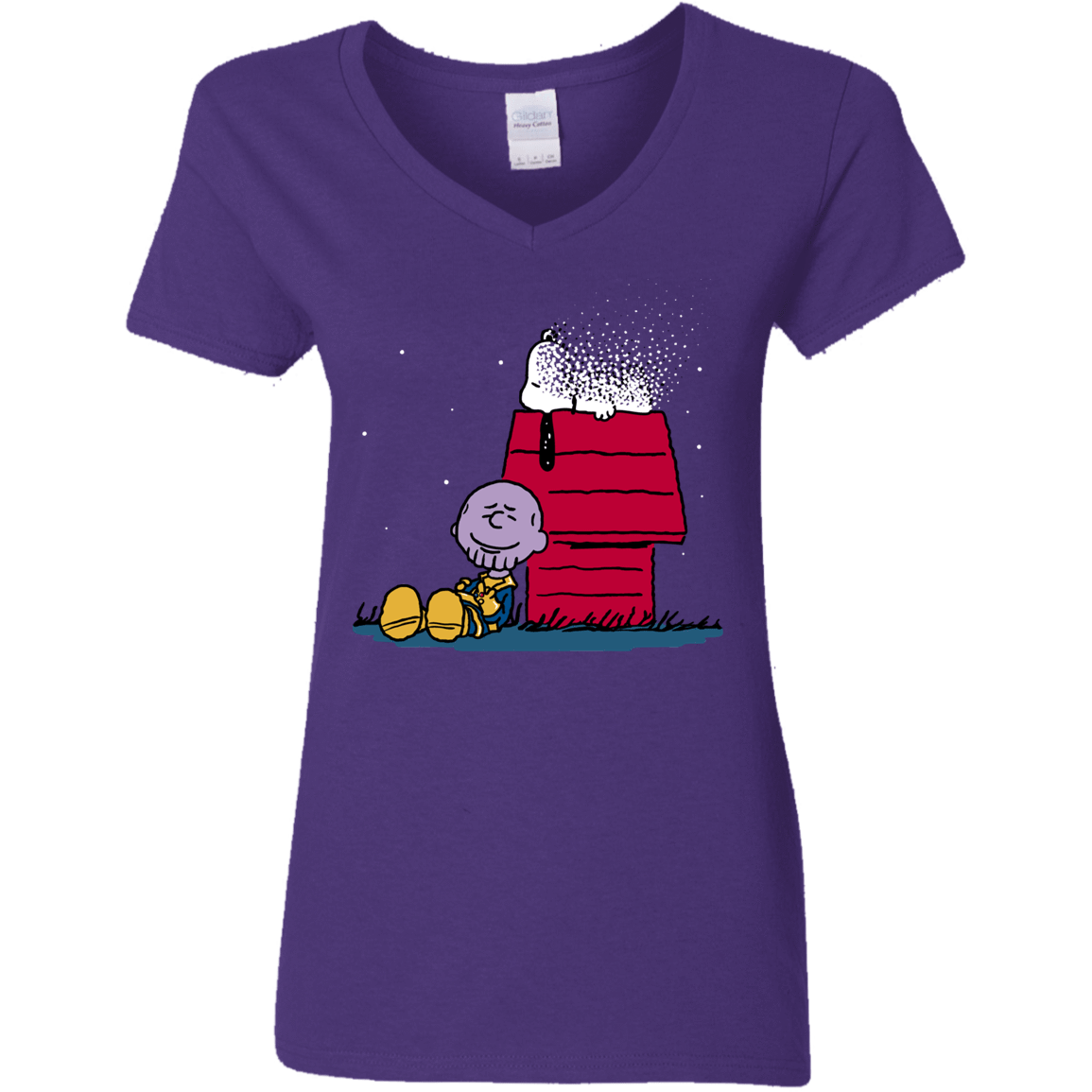 T-Shirts Purple / S Snapy Women's V-Neck T-Shirt