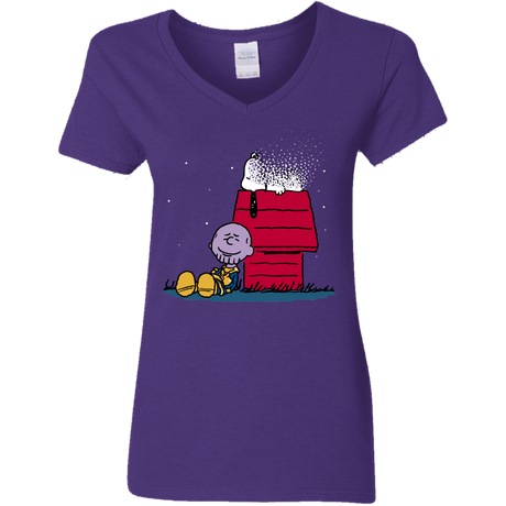 T-Shirts Purple / S Snapy Women's V-Neck T-Shirt