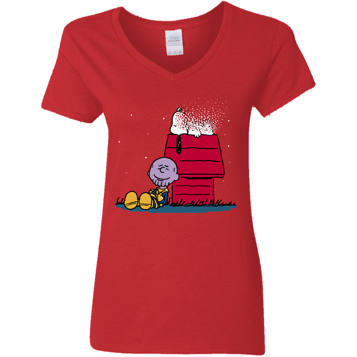 T-Shirts Red / S Snapy Women's V-Neck T-Shirt