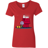 T-Shirts Red / S Snapy Women's V-Neck T-Shirt