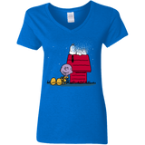 T-Shirts Royal / S Snapy Women's V-Neck T-Shirt