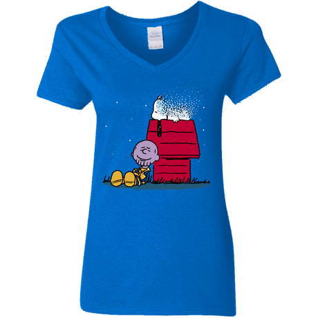 T-Shirts Royal / S Snapy Women's V-Neck T-Shirt