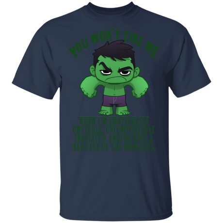 T-Shirts Navy / S Snark Hulk T-Shirt