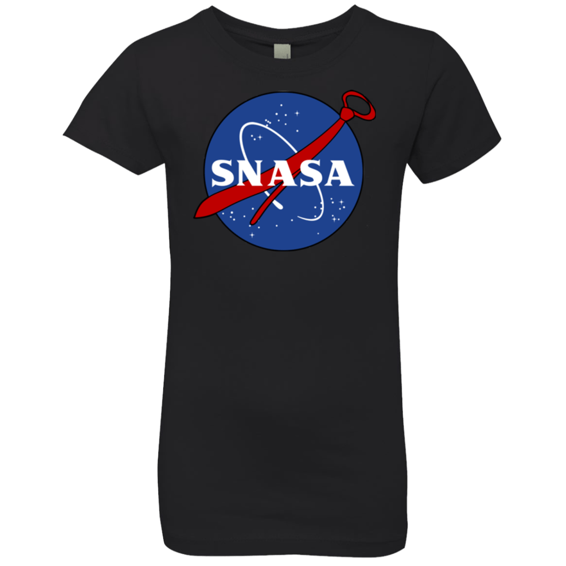 T-Shirts Black / YXS SNASA Girls Premium T-Shirt