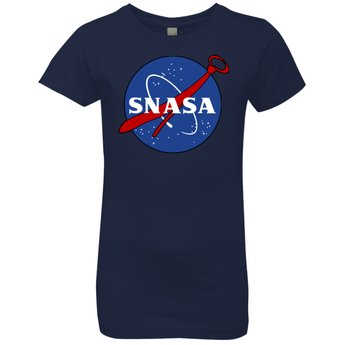 T-Shirts Midnight Navy / YXS SNASA Girls Premium T-Shirt