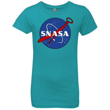 T-Shirts Tahiti Blue / YXS SNASA Girls Premium T-Shirt