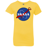 T-Shirts Vibrant Yellow / YXS SNASA Girls Premium T-Shirt