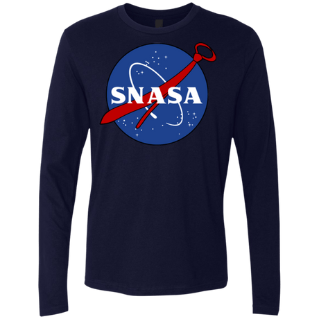 T-Shirts Midnight Navy / Small SNASA Men's Premium Long Sleeve