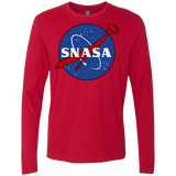 T-Shirts Red / Small SNASA Men's Premium Long Sleeve