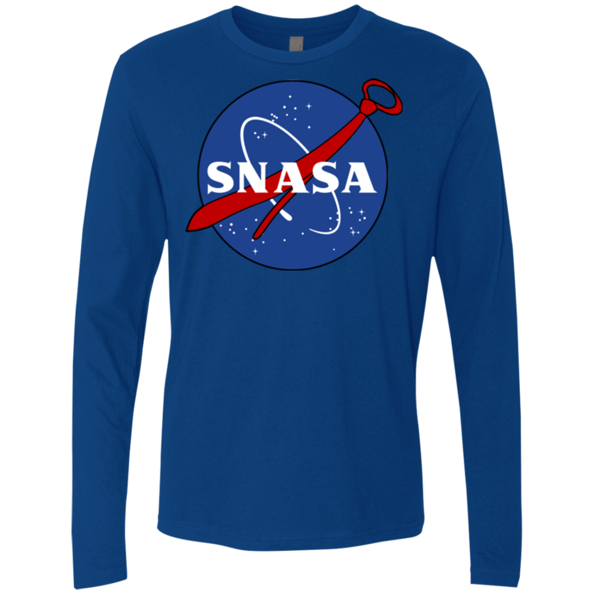 T-Shirts Royal / Small SNASA Men's Premium Long Sleeve