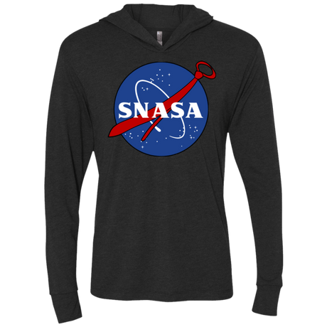 T-Shirts Vintage Black / X-Small SNASA Triblend Long Sleeve Hoodie Tee