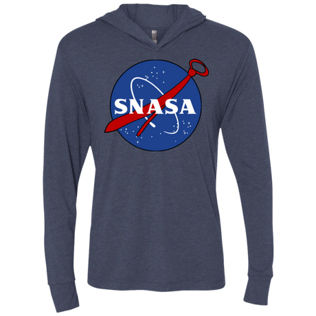 T-Shirts Vintage Navy / X-Small SNASA Triblend Long Sleeve Hoodie Tee