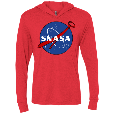 T-Shirts Vintage Red / X-Small SNASA Triblend Long Sleeve Hoodie Tee