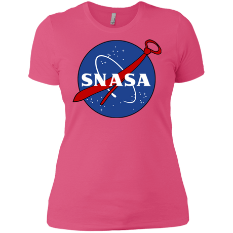 T-Shirts Hot Pink / X-Small SNASA Women's Premium T-Shirt