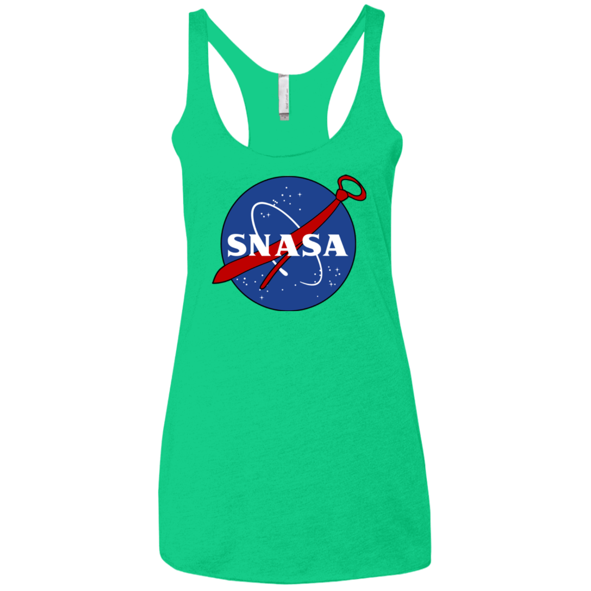 T-Shirts Envy / X-Small SNASA Women's Triblend Racerback Tank
