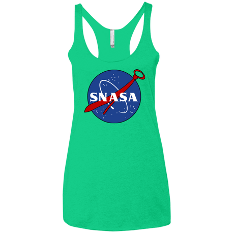 T-Shirts Envy / X-Small SNASA Women's Triblend Racerback Tank