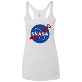 T-Shirts Heather White / X-Small SNASA Women's Triblend Racerback Tank