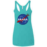 T-Shirts Tahiti Blue / X-Small SNASA Women's Triblend Racerback Tank