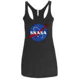 T-Shirts Vintage Black / X-Small SNASA Women's Triblend Racerback Tank